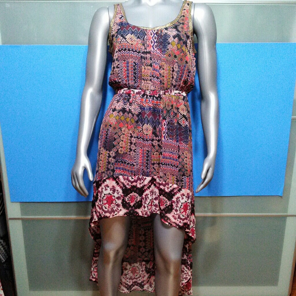 TEEN VOGUE • Hi-Lo Boho Dress / (L)